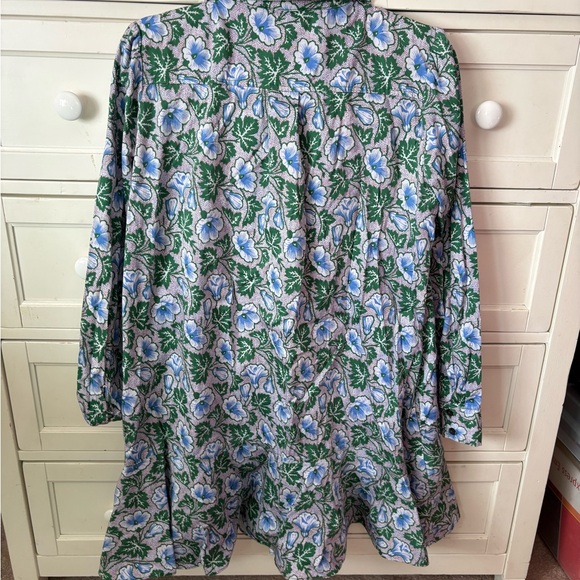Tuckernuck Blue and Green Floral Dress - Picture 2 of 12